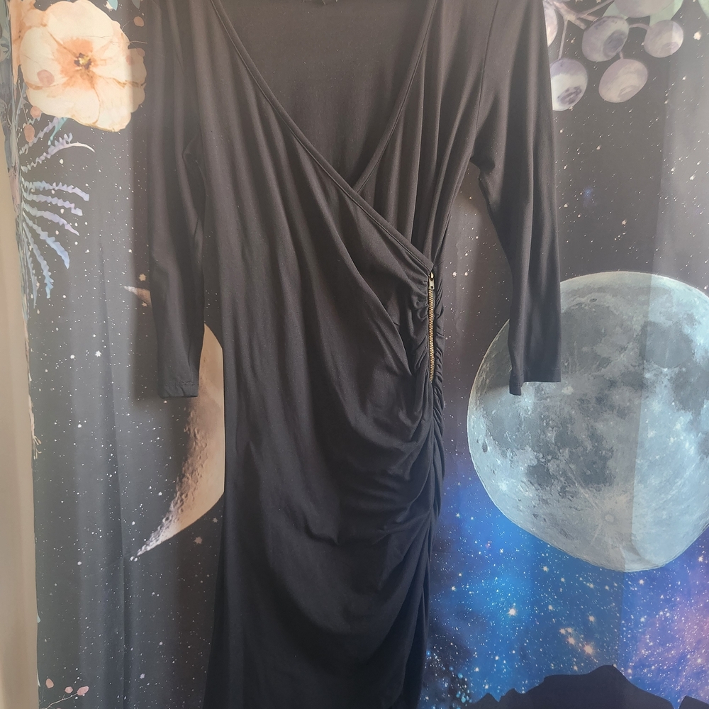 Derek Heart Black Long Sleeve Dress